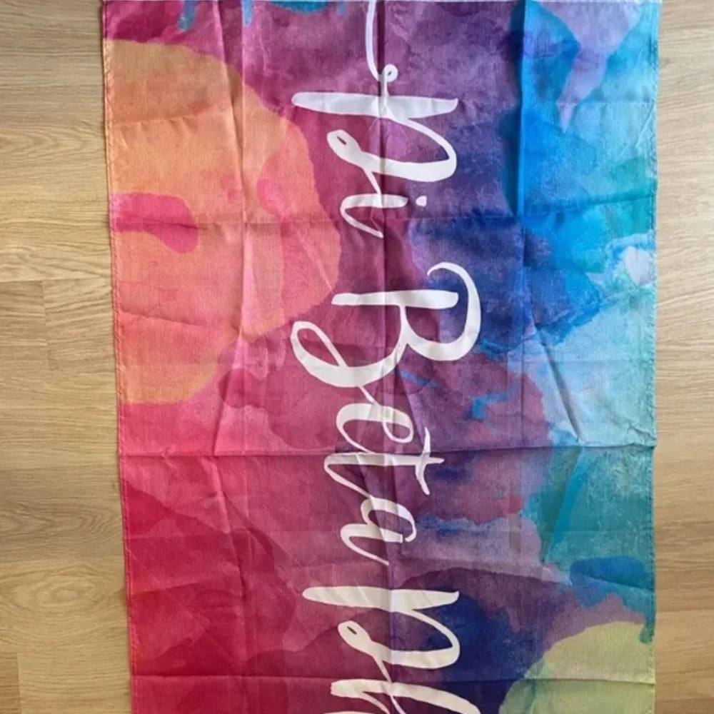 Pi Beta Phi Watercolor Flag